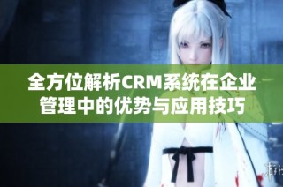 全方位解析CRM系统在企业管理中的优势与应用技巧