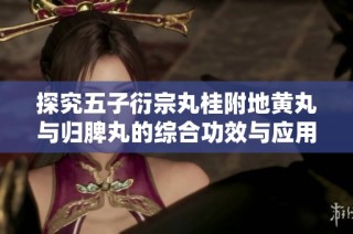 探究五子衍宗丸桂附地黄丸与归脾丸的综合功效与应用分析