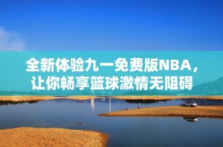 全新体验九一免费版NBA，让你畅享篮球激情无阻碍