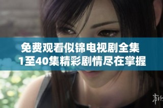 免费观看似锦电视剧全集 1至40集精彩剧情尽在掌握之中