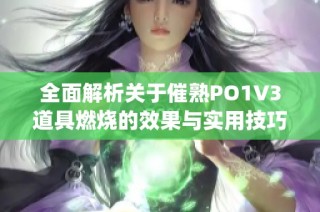 全面解析关于催熟PO1V3道具燃烧的效果与实用技巧(1)