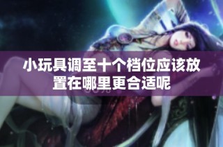 小玩具调至十个档位应该放置在哪里更合适呢