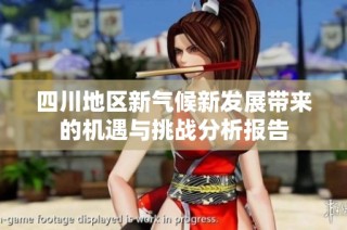 四川地区新气候新发展带来的机遇与挑战分析报告