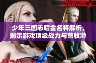 少年三国志暗金名将解析，揭示游戏顶级战力与营收潜力