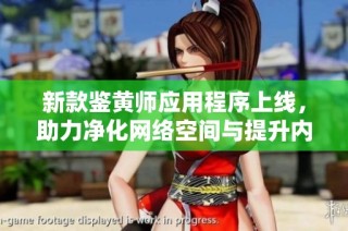 新款鉴黄师应用程序上线，助力净化网络空间与提升内容审核效率