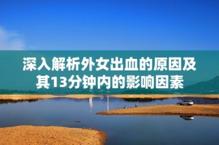 深入解析外女出血的原因及其13分钟内的影响因素