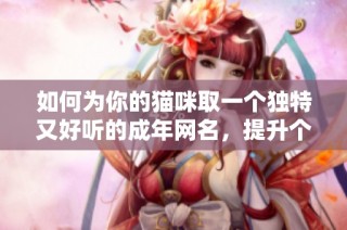 如何为你的猫咪取一个独特又好听的成年网名，提升个性魅力