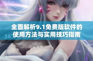 全面解析9.1免费版软件的使用方法与实用技巧指南