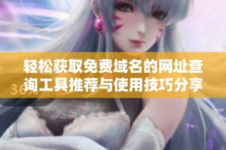 轻松获取免费域名的网址查询工具推荐与使用技巧分享