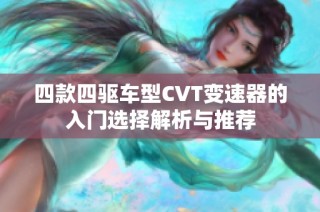 四款四驱车型CVT变速器的入门选择解析与推荐