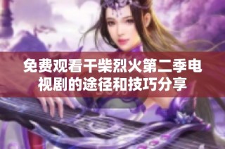 免费观看干柴烈火第二季电视剧的途径和技巧分享