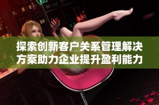 探索创新客户关系管理解决方案助力企业提升盈利能力和客户满意度