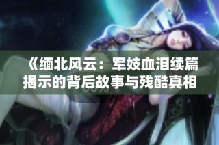 《缅北风云：军妓血泪续篇揭示的背后故事与残酷真相》