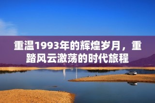 重温1993年的辉煌岁月，重踏风云激荡的时代旅程