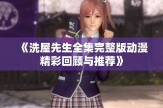 《洗屋先生全集完整版动漫精彩回顾与推荐》