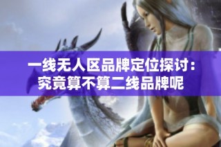 一线无人区品牌定位探讨：究竟算不算二线品牌呢