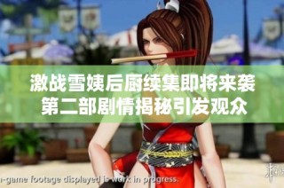 激战雪姨后厨续集即将来袭 第二部剧情揭秘引发观众期待