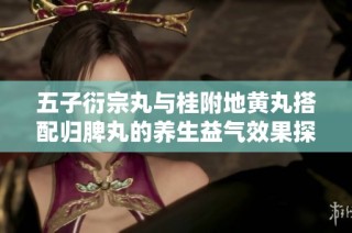 五子衍宗丸与桂附地黄丸搭配归脾丸的养生益气效果探索