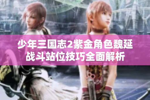 少年三国志2紫金角色魏延战斗站位技巧全面解析