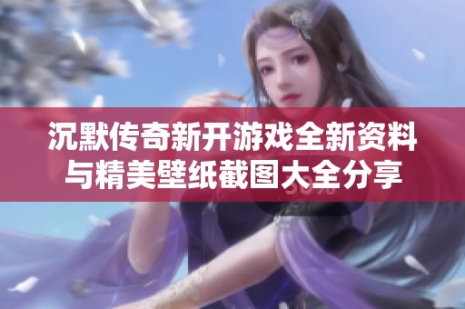 沉默传奇新开游戏全新资料与精美壁纸截图大全分享