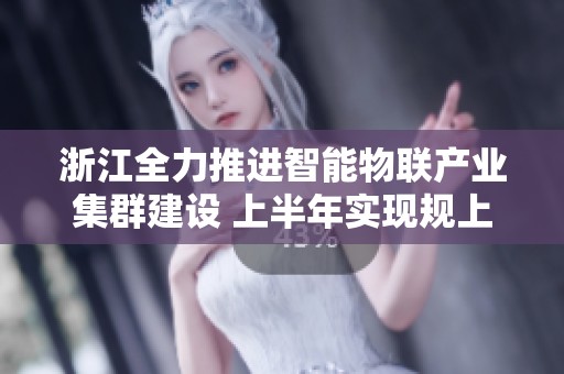 浙江全力推进智能物联产业集群建设 上半年实现规上产值大幅提升