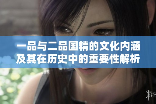 一品与二品国精的文化内涵及其在历史中的重要性解析