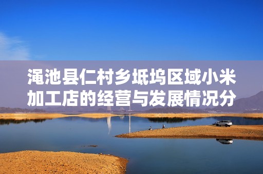 渑池县仁村乡坻坞区域小米加工店的经营与发展情况分析