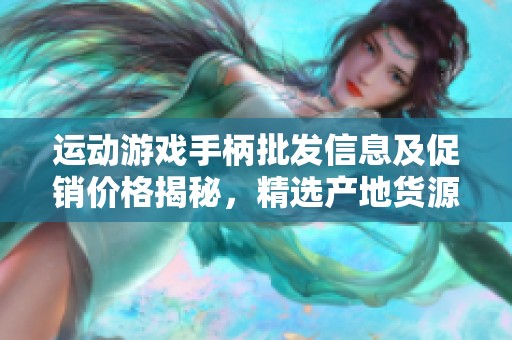 运动游戏手柄批发信息及促销价格揭秘，精选产地货源介绍