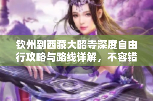 钦州到西藏大昭寺深度自由行攻略与路线详解，不容错过的旅行体验