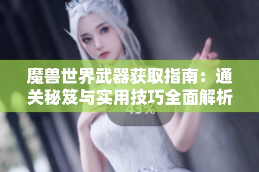 魔兽世界武器获取指南：通关秘笈与实用技巧全面解析