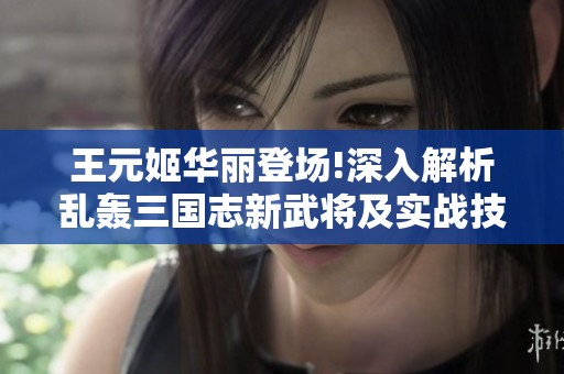 王元姬华丽登场!深入解析乱轰三国志新武将及实战技巧