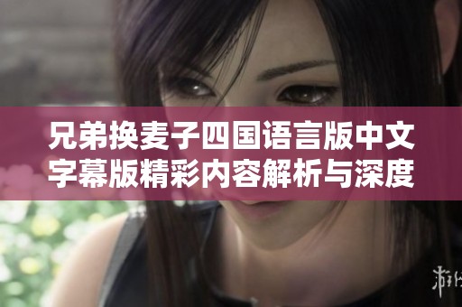 兄弟换麦子四国语言版中文字幕版精彩内容解析与深度解读