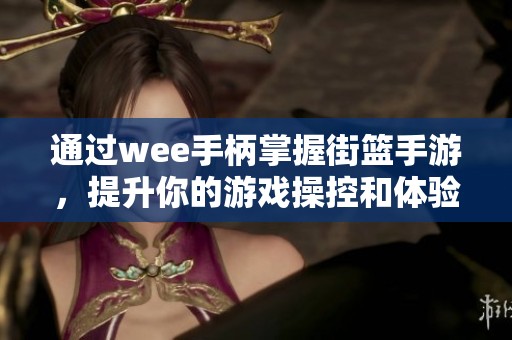 通过wee手柄掌握街篮手游，提升你的游戏操控和体验之旅