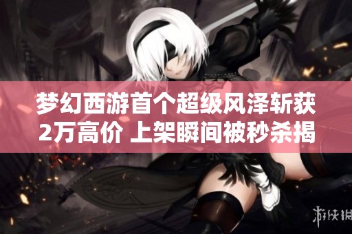 梦幻西游首个超级风泽斩获2万高价 上架瞬间被秒杀揭秘攻速原因