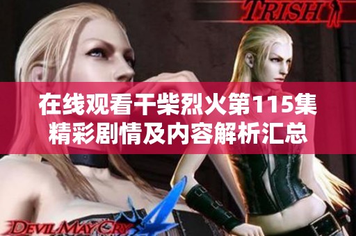 在线观看干柴烈火第115集精彩剧情及内容解析汇总